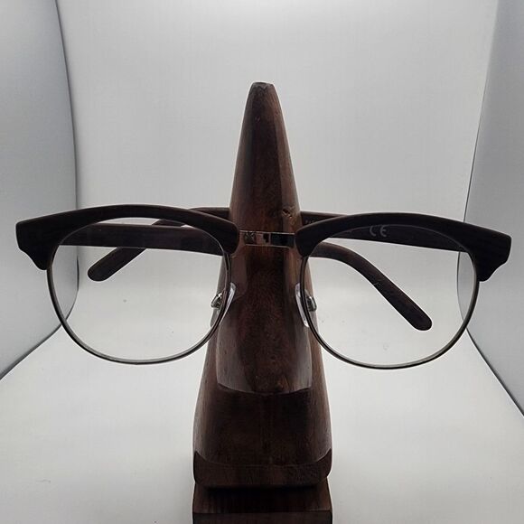 H&M Brown Faux Wood Glasses - Picture 1 of 7